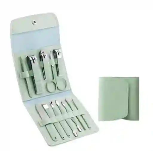 Kit De Herramientas Para Manicure Y Pedicura 12 Piezas