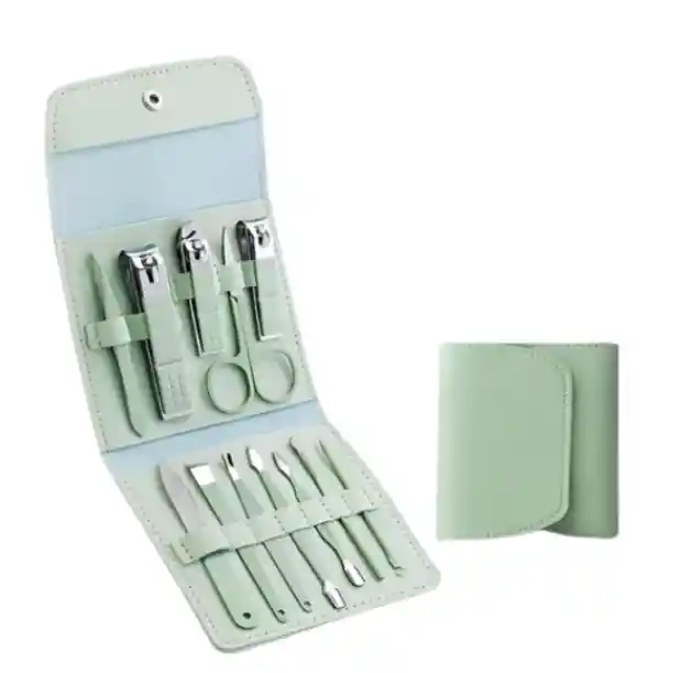 Kit Manicure Y Pedicura 12 Piezas Profesional