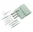 Kit Manicure Y Pedicura 12 Piezas Profesional