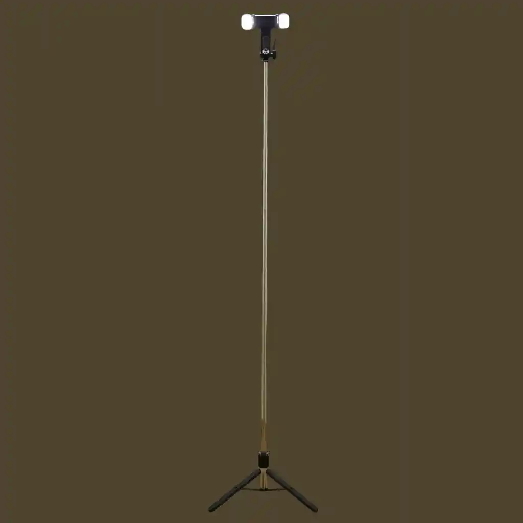 170cm, Trípode Y Palo Selfie Con Luz Led + Control Bluetooth | Monopod Para Celular Y Camara