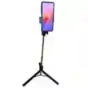 170cm, Trípode Y Palo Selfie Con Luz Led + Control Bluetooth | Monopod Para Celular Y Camara
