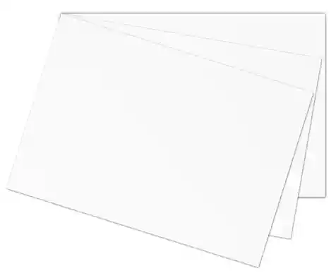 Cartulina Blanca - 1/8