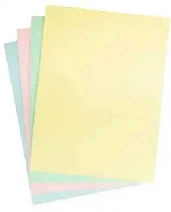 Paquete De Cartulina Colores Pasteles Surtida En 1/8 - X10