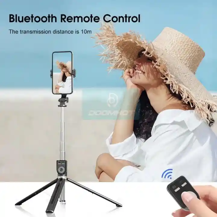 170cm, Trípode Y Palo Selfie + Control Bluetooth | Monopod Para Celular Y Camara