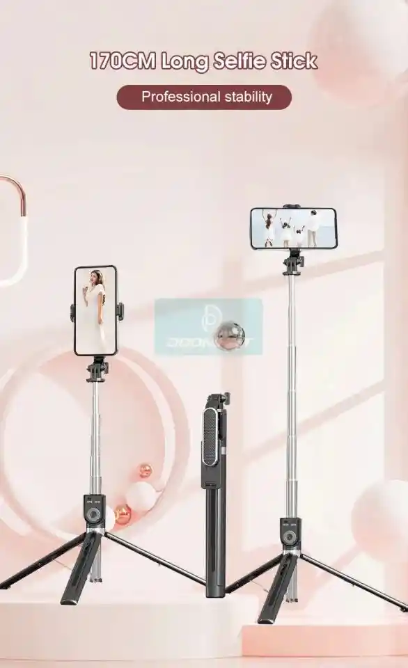 170cm, Trípode Y Palo Selfie + Control Bluetooth | Monopod Para Celular Y Camara