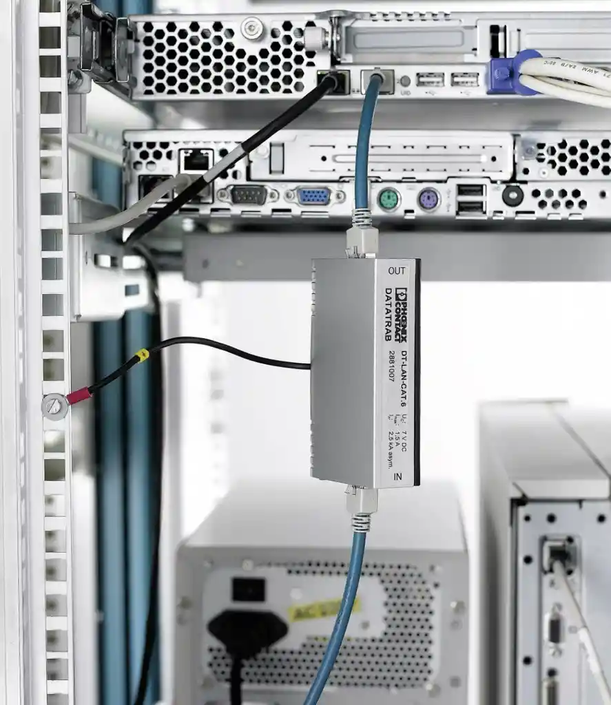 Protector Contra Sobretensiones Phoenix 2881007 Dt-lan-cat6+