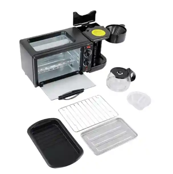 Horno Sokany 3 En 1: Cocina, Asa Y Hornea Con Un Solo Equipo