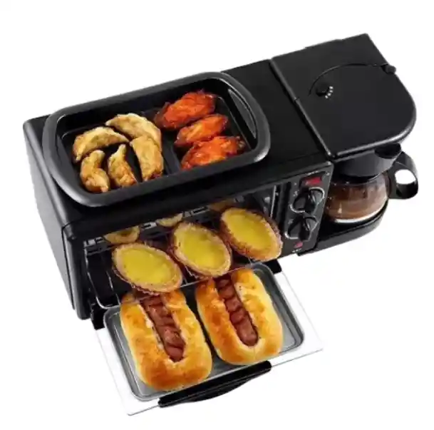 Horno Sokany 3 En 1: Cocina, Asa Y Hornea Con Un Solo Equipo