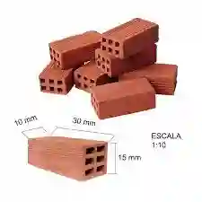 Bloque En Miniatura Para Maquetas X50