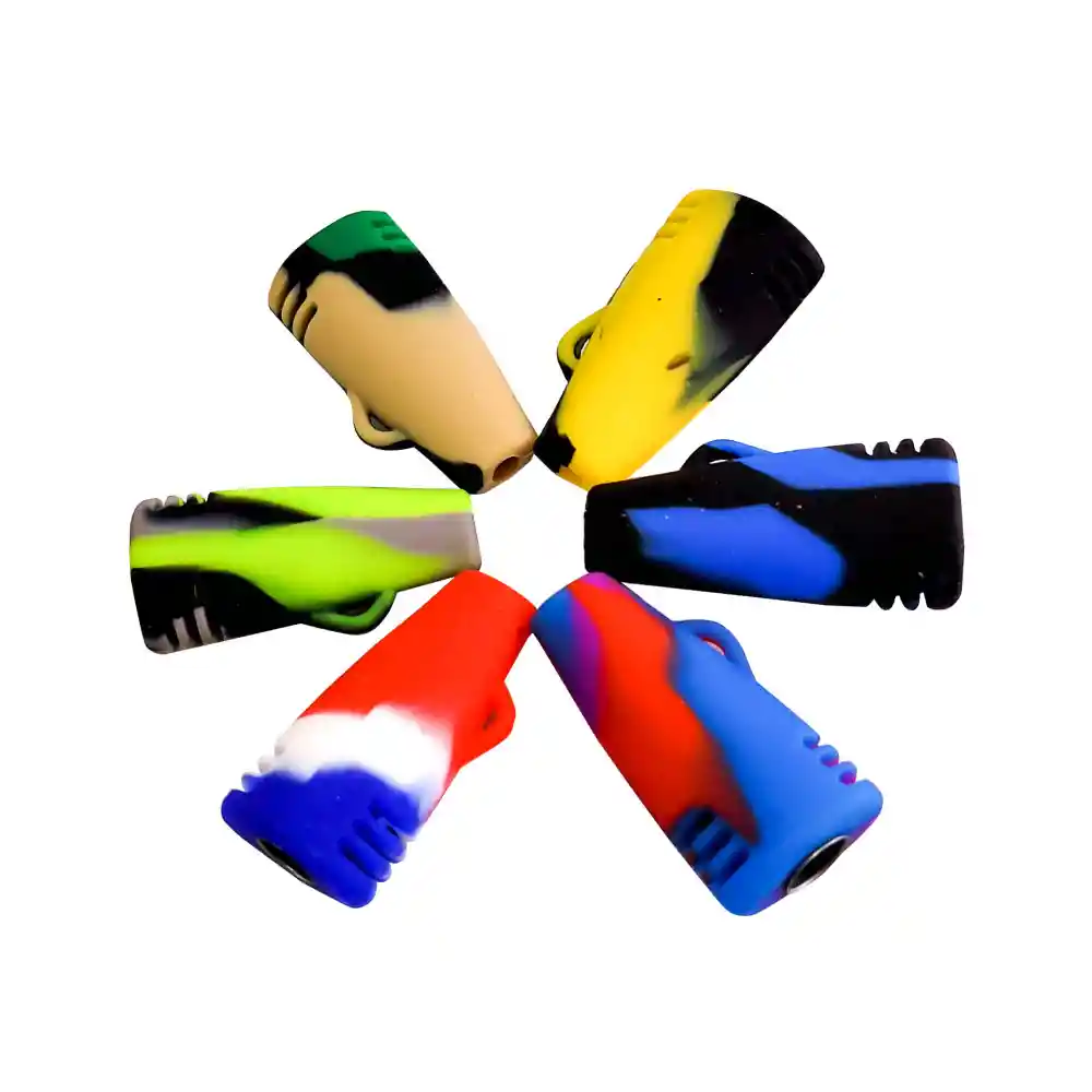 2 Unidades - Silicone Keychain Metal Bowl - Pipa