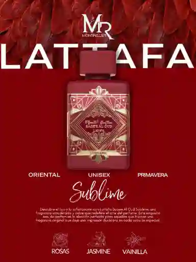 Perfume Original Lattafa Sublime X100 Ml