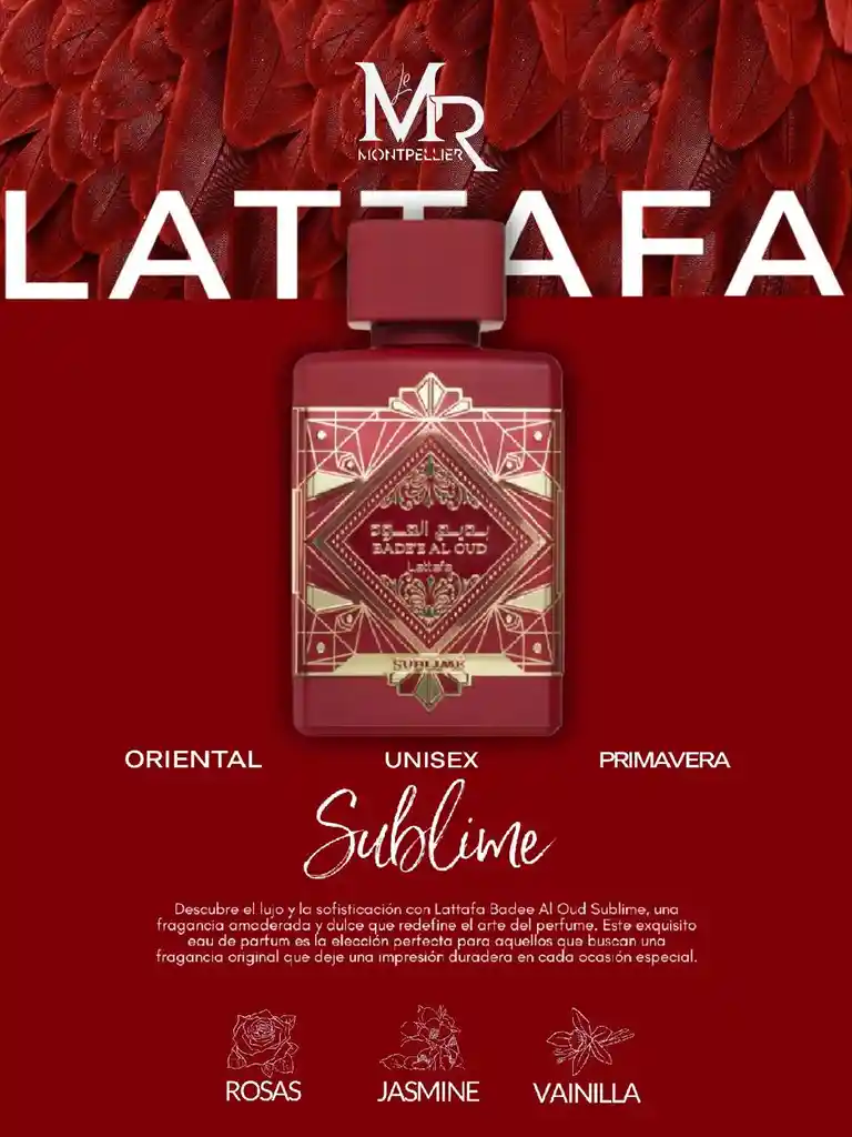 Perfume Original Lattafa Sublime X100 Ml