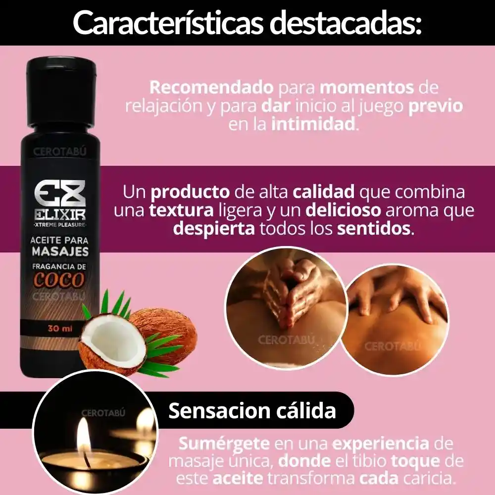 Aceite Corporal Masajes Extractos Naturales Hidratante 30 Ml