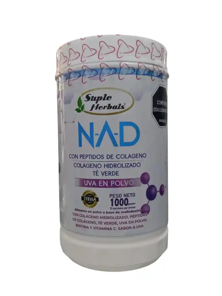 Nad X 1000 Mg En Polvo Suple Herbals