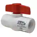 Registro Valvula Bola Pvc Con Rosca Grival De 1/2"