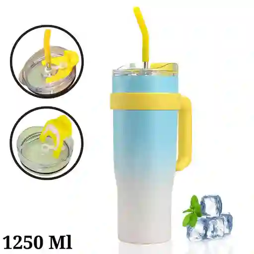 Termo Acero Inoxidable 1250 Ml Azul