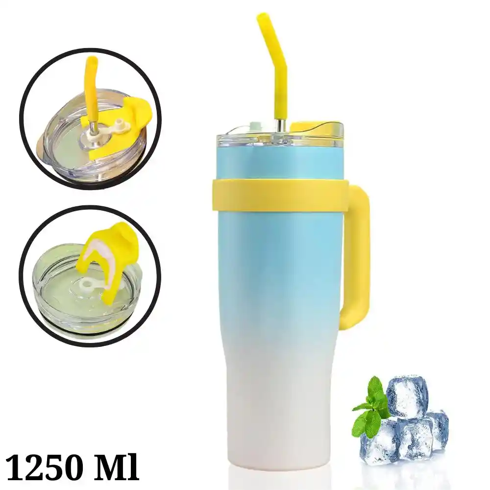 Termo Acero Inoxidable 1250 Ml Azul