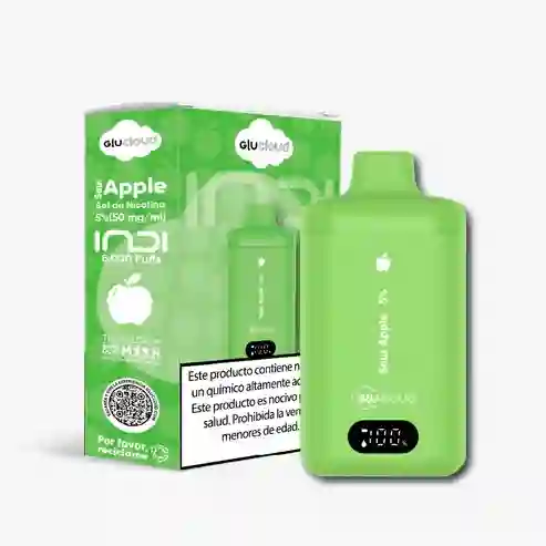 Vaporizador Glucloud Indi Sour Apple (manzana Verde)