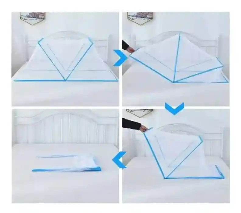 Toldillo Plegable Mosquitero Portátil Toldillo Para Cama 1.90 X 140cm