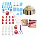 Kit Reposteria 65 Pzs Decoracion Pasteles