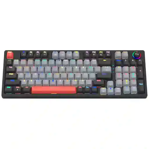 Teclado Mecánico Gamer 75% Rgb Gamertech Gk987g
