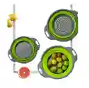 Escurridor Plástico Plegable Para Vegetales: Perfecto Para Escurrir Y Organizar