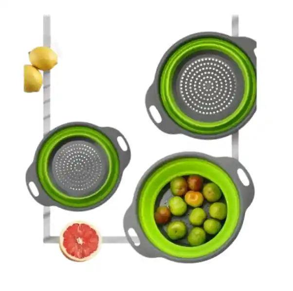 Escurridor Plástico Plegable Para Vegetales: Perfecto Para Escurrir Y Organizar