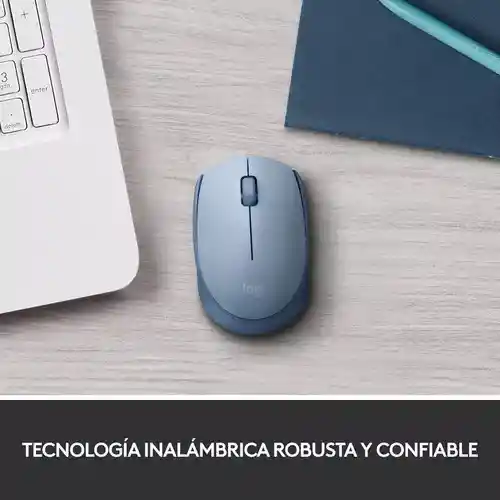 Mouse Logitech Inalambrico M170 Gris Azulado