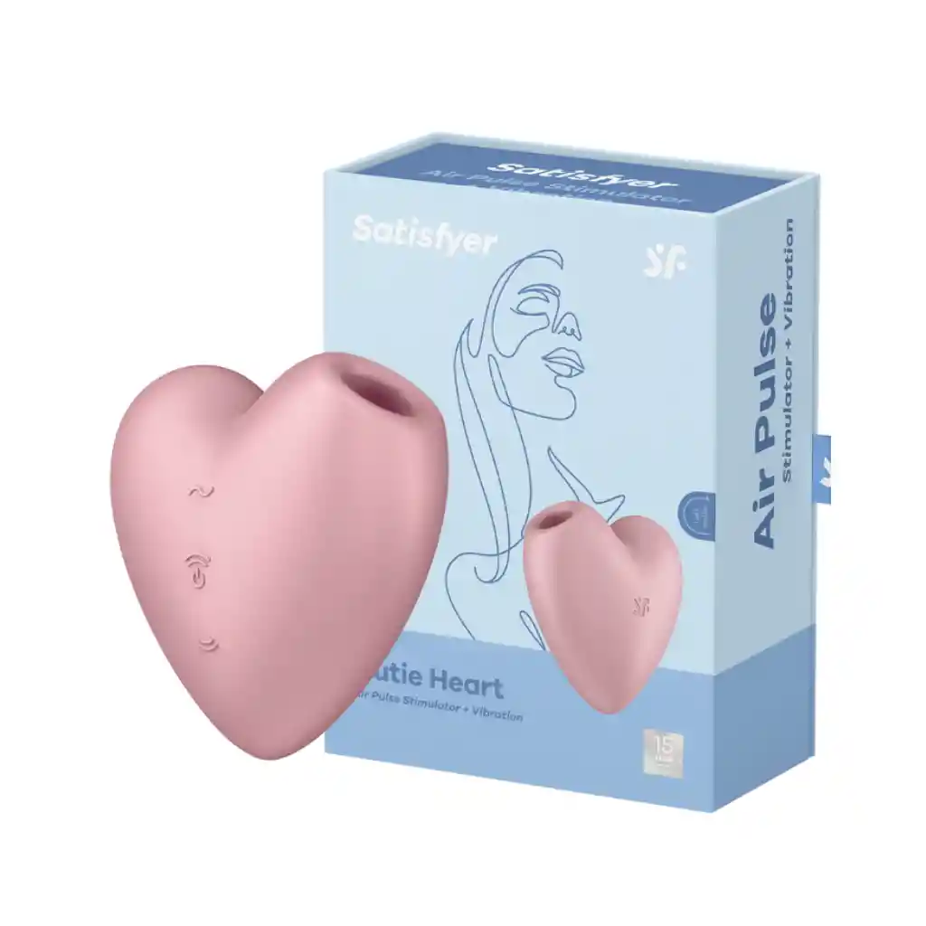 Succionador Satisfyer Cutie Heart Rosado