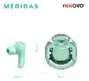 Audifonos Ultra Pods Bluetooth Water Proff Indicador De Carga Luces Rgb Verde