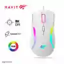 Mouse Gamer Havit Ms1033 | 8,000 Dpi | Rgb | Blanco