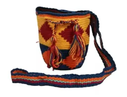 Mochila Wayuu Pequeña Originales Artesanía Guajira