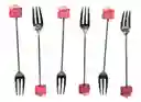 Set De Tenedores Para Postre X6