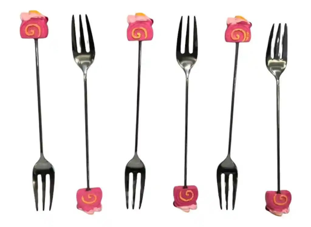 Set De Tenedores Para Postre X6