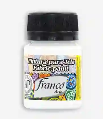 Pintura Blanco Tela Franco Arte Textil