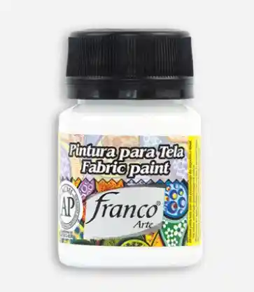 Pintura Blanco Tela Franco Arte Textil