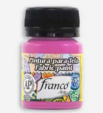 Pintura Fucsia Tela Franco Arte Textil