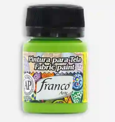 Pintura Verde Manzana Tela Franco Arte Textil