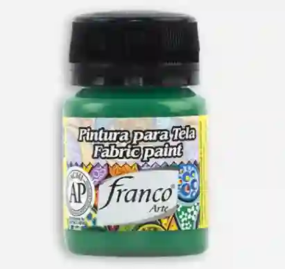 Pintura Verde Tela Franco Arte Textil