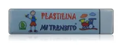 Plastilina Azul Claro En Barra Mi Trensito 55gr