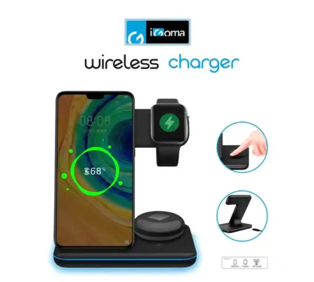 Cargador Inalambrico 3en1 Wl-5