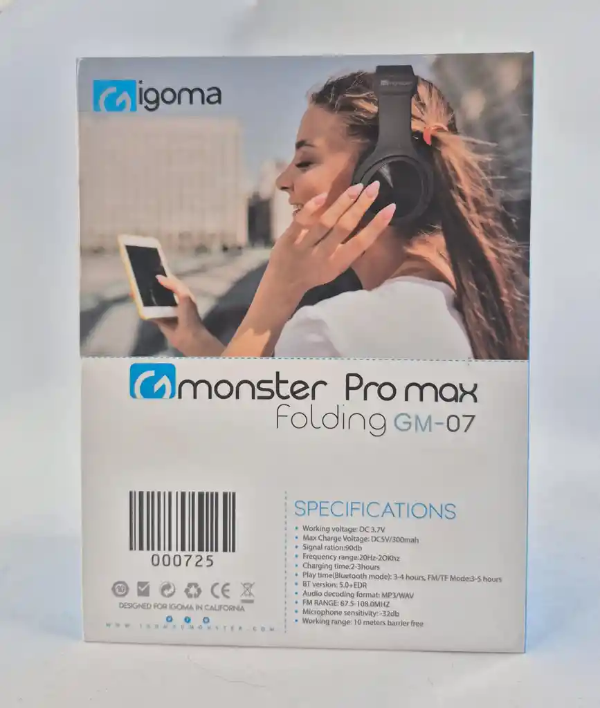 Diademas G-monster Promax Gm-07