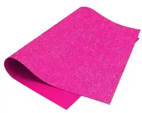 Foamy Fucsia Escarchado - 1/2 Pliego