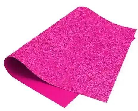 Foamy Fucsia Escarchado - 1/2 Pliego
