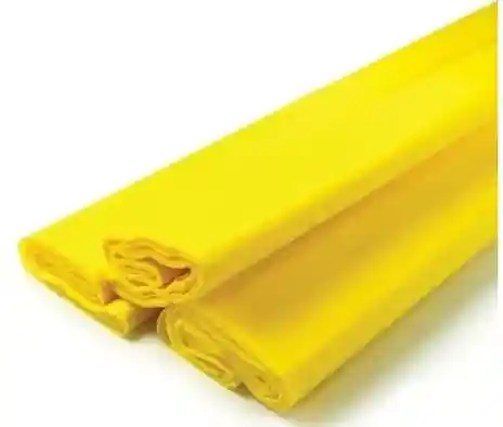 Papel Crepe Amarillo - Pliego