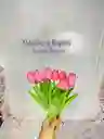 Ramo De 12 Tulipanes Artificiales 🌹