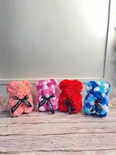 Oso Teddy Especial De Flores 20 Cm
