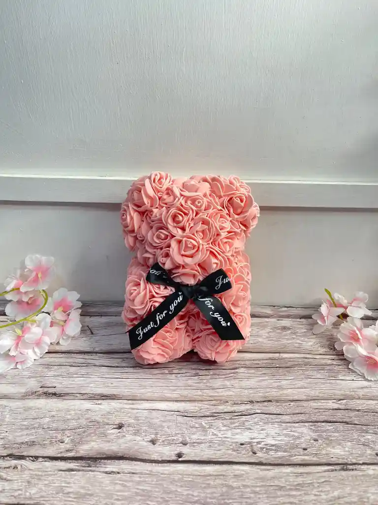 Oso Teddy De Flores, Jp 200 Ml Y Rellenos De Chocolate