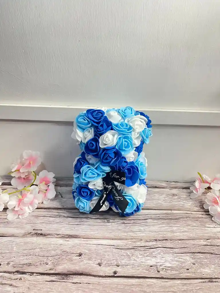 Oso Teddy De Flores, Jp 200 Ml Y Rellenos De Chocolate