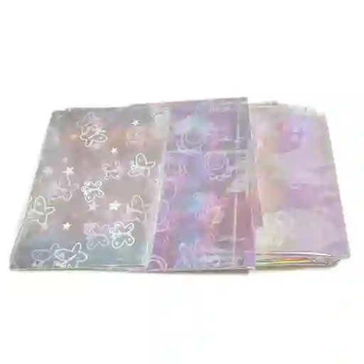 Papel Celofan Tornasol Estampado Surtido